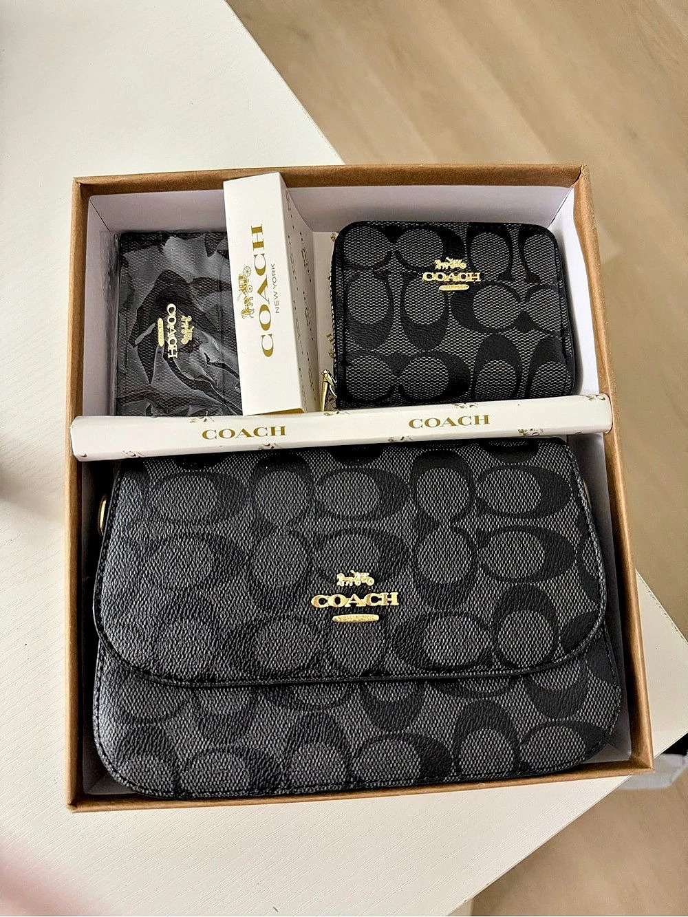 Coach Black 3 pieces